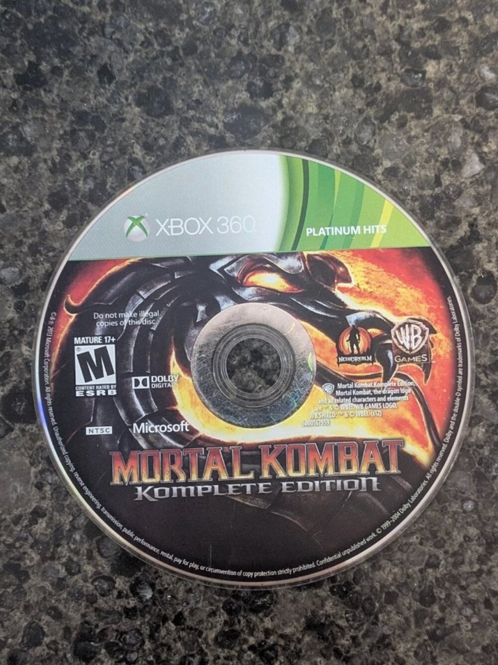 Mortal Kombat Komplete Edition (for Xbox 360)